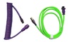 Coppia cavi Aviator viola/verde