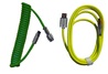 Coppia cavi Aviator verde/giallo RGB