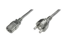 CAVO ALIMENTAZIONE 10/16 AMPERE 250 V-VDE SPINA DRITTA PRESA IEC DRITTA MT.1.80