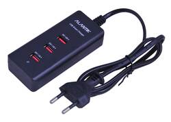 USB Charger Alantik 3 porte USB con cavo di alimentazione