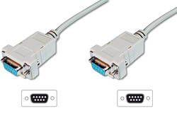 CAVO NULL MODEM 9 POLI F/F MT. 3