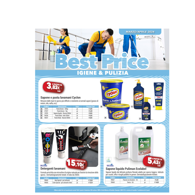 Volantino Best Price 2 - Igiene e Pulizia - Mar-Apr 2024 4 pag neutro