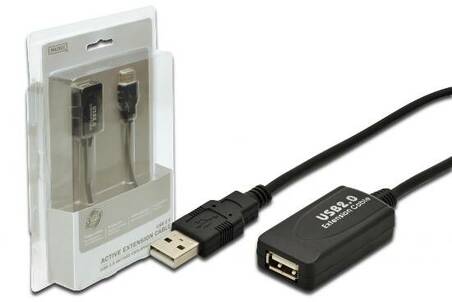 ESTENSORE DI LINEA USB 2.0 MASCHIO/FEMMINA CON CAVO DA MT. 5