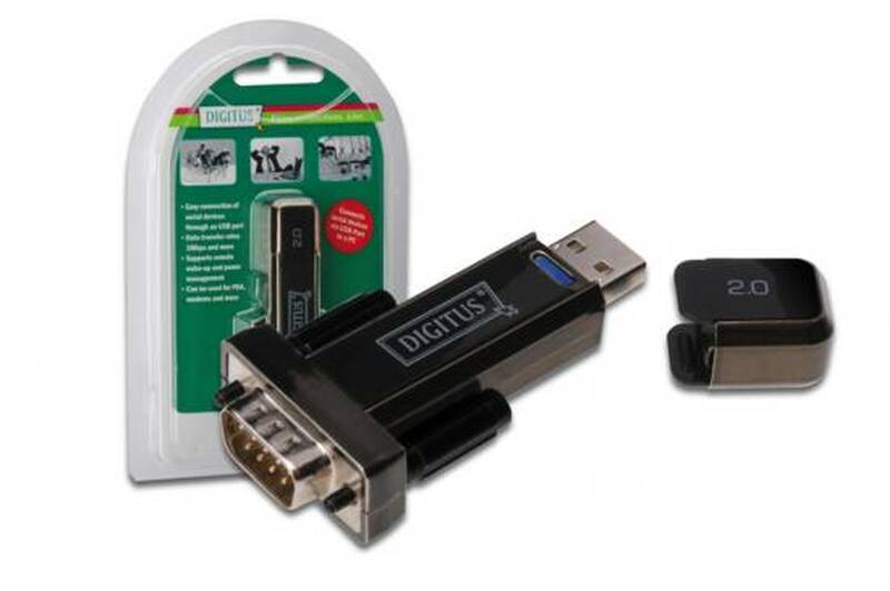 ADATTATORE DA PC USB 2.0  A PORTA SERIALE RS232 9 PIN MASCHIO