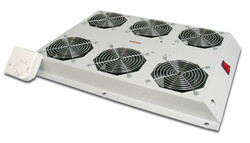 KIT 6 VENTOLE CON TERMOSTATO COLORE GRIGIO CHIARO PER ARMADI LINEA SERVER