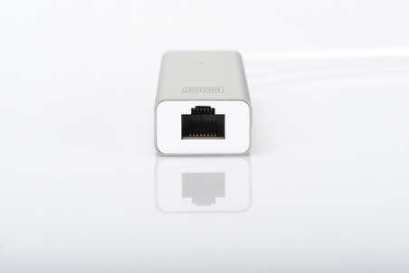 HUB A 3 PORTE USB 3.0 E ADATTATORE LAN GIGABIT DIGITUS