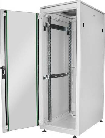 ARMADIO 32 UNITA' LINEA PROFESSIONALE (A)1580 X (L)600 X (P)800 MM. COLORE GRIGIO CHIARO