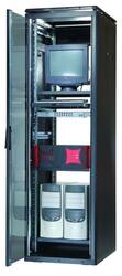 ARMADIO 32 UNITA' LINEA PROFESSIONALE (A)1580 X (L)600 X (P)600 MM. COLORE NERO RAL9005