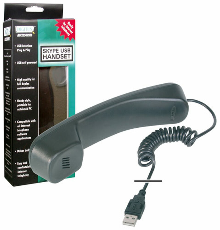 CORNETTA TELEFONICA USB PER USO VOIP E SKYPE