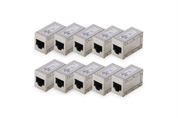 Accoppiamento modulare CAT 6, schermato - 10 pezzi
