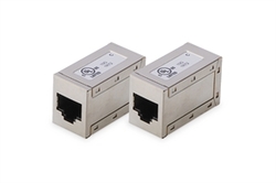 Accoppiamento modulare CAT 6, schermato - 2 pezzi