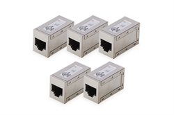 Accoppiamento modulare CAT 6, schermato - 5 pezzi