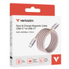 Verbatim Cavo Magnetico Sync Charge USB-C to USB-C 60W  120 cm_Rosa