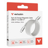 Verbatim Cavo Magnetico Sync  Charge USB-C to USB-C 100W  120 cm_Grigio