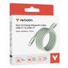 Verbatim Cavo Magnetico Sync  Charge USB-C to USB-C 100W  120 cm_Verde