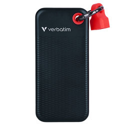 Verbatim Pocket SSD USB 3.2 Gen 2 1TB Nero/Rosso