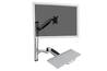 SUPPORTO A PARETE PER MONITOR E TASTIERA