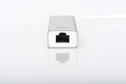 HUB A 3 PORTE USB 3.0 E ADATTATORE LAN GIGABIT DIGITUS