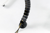 PASSACAVO FLESSIBILE LUNGHEZZA ADATTABILE Lungh. 130 x Largh. 6,7 x Prof. 3,5 cm COLORE NERO DIGITUS
