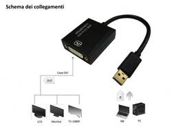 ADATTATORE USB 3.0 A DVI