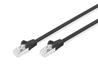 Cavo patch CAT 6 S-FTP  3 mt. colore nero in confezione da espositore