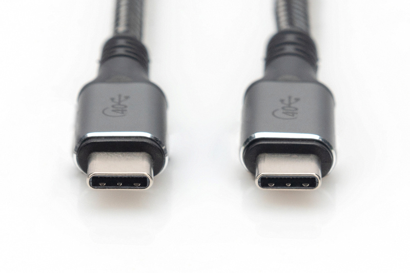 DIGITUS Cavo di collegamento USB 4.0 tipo C MT 1