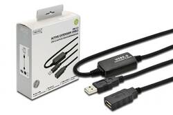 ESTENSORE DI LINEA USB 2.0 MASCHIO/FEMMINA CON CAVO DA MT. 10