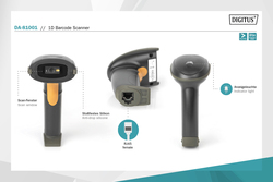 DIGITUS LETTORE CODICI A BARRE MANUALE 1D USB