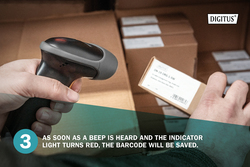 DIGITUS LETTORE CODICI A BARRE MANUALE 2D PER CODICI QR USB
