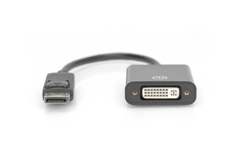 DIGITUS Adattatore attivo / Convertitore DisplayPort, da DP a DVI