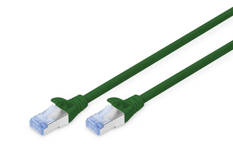 CAVO RETE CAT 5E SCHERMATO SF/UTP COLORE VERDE MT 1 DIGITUS