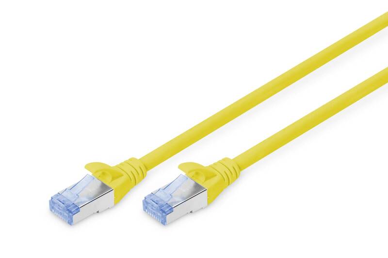 CAVO RETE CAT 5E SCHERMATO SF/UTP COLORE GIALLO MT 1 DIGITUS