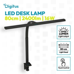 Lampada da scrivania a LED - 80 cm, 2400 lm, 16 W, Bianco