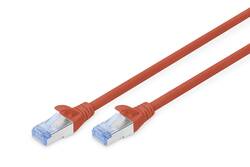 CAVO RETE CAT 5E SCHERMATO SF/UTP COLORE ROSSO MT 2 DIGITUS