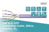 Cavo di installazione a doppino intrecciato U-UTP CAT 6,305 mt.Colore: viola