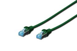 CAVO RETE SCHERMATO SF/UTP IN RAME CAT. 5E COLORE VERDE MT. 0,5