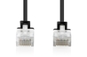CAVO RETE SCHERMATO SF/UTP IN RAME CAT. 5E COLORE BLU MT. 5