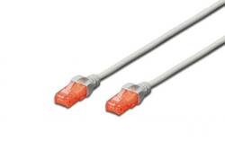 CAVO RETE UTP CAT 6 NON SCHERMATO MT 1 GRIGIO