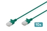 CAVO RETE UTP CAT 6 NON SCHERMATO MT 2 BLU