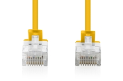 CAVO RETE CAT 6 U-UTP RAME LSZH SLIM 5 m, GIALLO