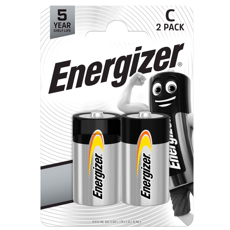 BLISTER 2 mezze torce LR14  Everyday C ENERGIZER