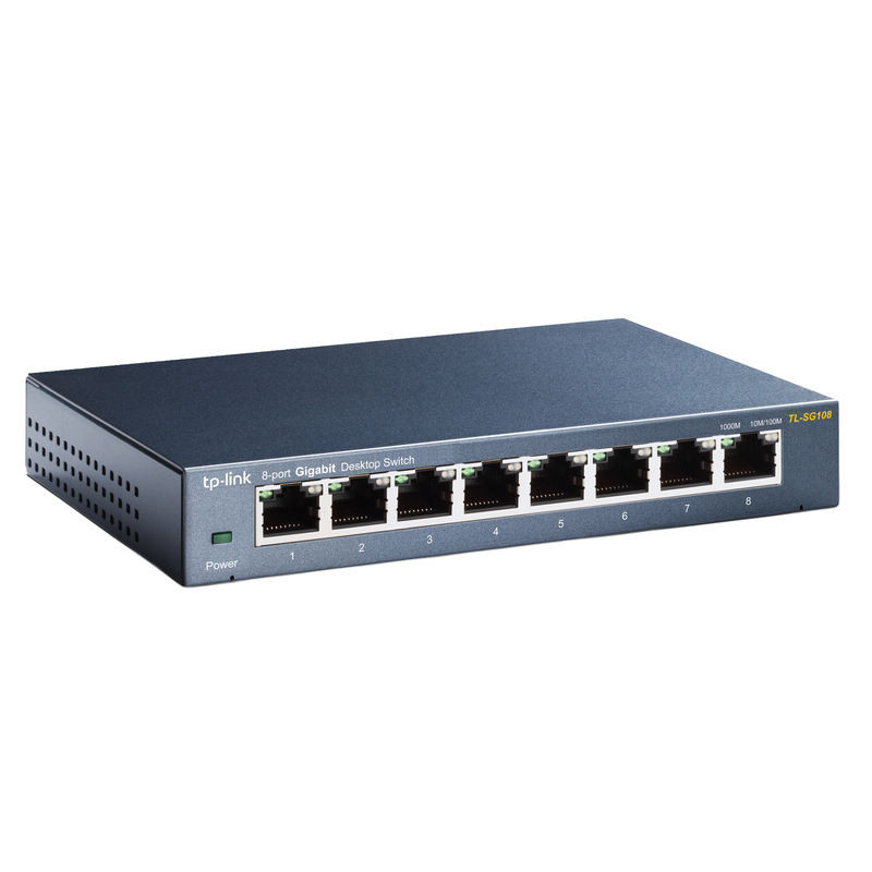Switch 8 porte 10/100/1000Mbps Desktop TP-LINK