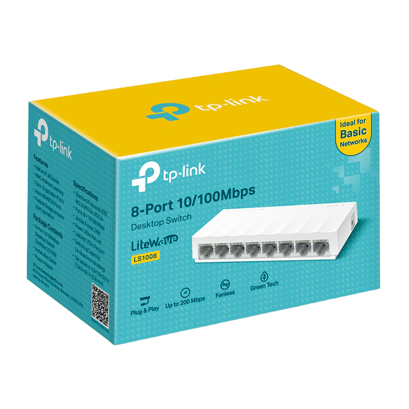 Switch Desktop 8 Porte 10/100Mbps TP-LINK