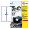 Poliestere adesivo L4774 bianco 8fg A4 99,1x139mm (4et/fg) laser Avery