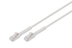 DIGITUS Cavo patch angolato CAT 6A F-FTP, rame, 2 m, grigio