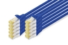 Cavo patch CAT 6A S/FTP, 10 pezzi lunghezza 1 mt. colore blu