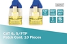 Cavo patch CAT 6A S/FTP, 10 pezzi lunghezza 2 mt. colore blu