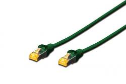CAVO RETE S-FTP CAT.6A DOPPIA SCHERMATURA LSOH COLORE VERDE MT. 0,25
