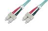 CAVO FIBRA OTTICA SC A SC MULTIMODE DUPLEX 50/125 MT.1 OM3