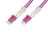 CAVO FIBRA OTTICA LC A LC MULTIMODE DUPLEX 50/125 MT.1 OM4